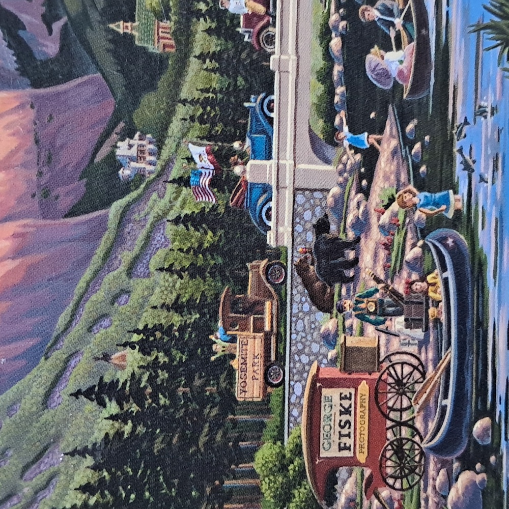 500pc DOWDLE FOLK ART Jigsaw Puzzle "YOSEMITE" by Eric Dowdle - Picture 10 of 17